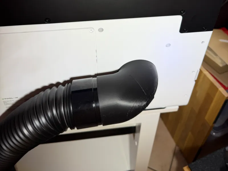 xTool P3 - 90 Grad Winkel für Abluftschlauch