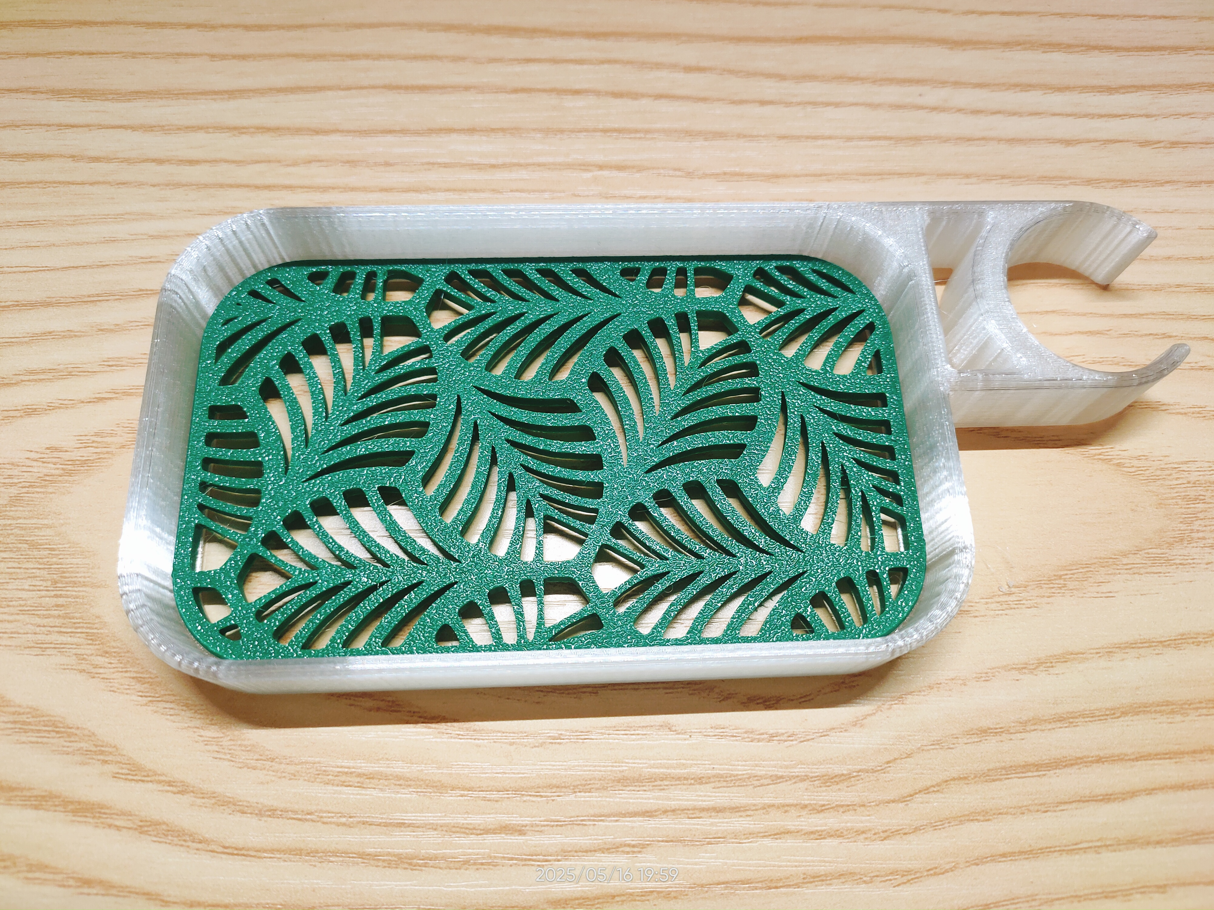 Miniatura 2 do modelo 3D 厨房沥水盘/可替换图案的沥水篮框架