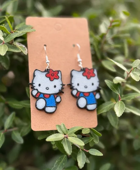 Hello Kitty Earrings view 3