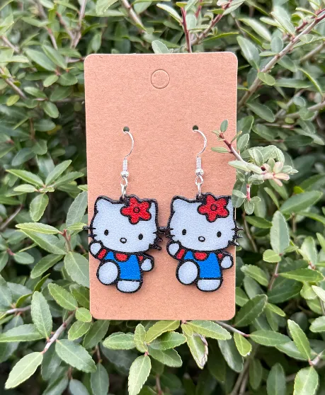 Hello Kitty Earrings view 2