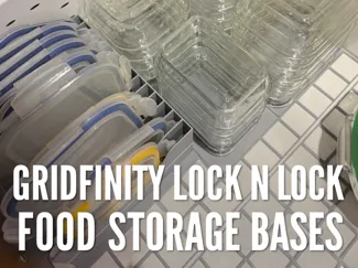 Gridfinity Lock N Lock Storage Bases