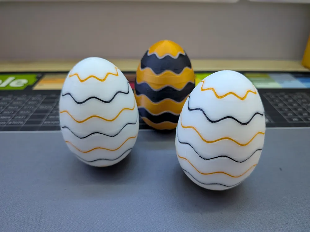 Easter Egg wave - Free 3D Print Model - MakerWorld