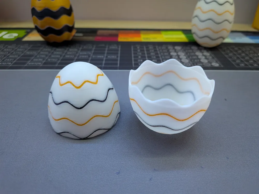 Easter Egg wave - Free 3D Print Model - MakerWorld