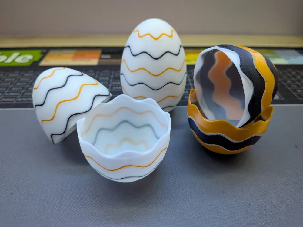 Easter Egg wave - Free 3D Print Model - MakerWorld