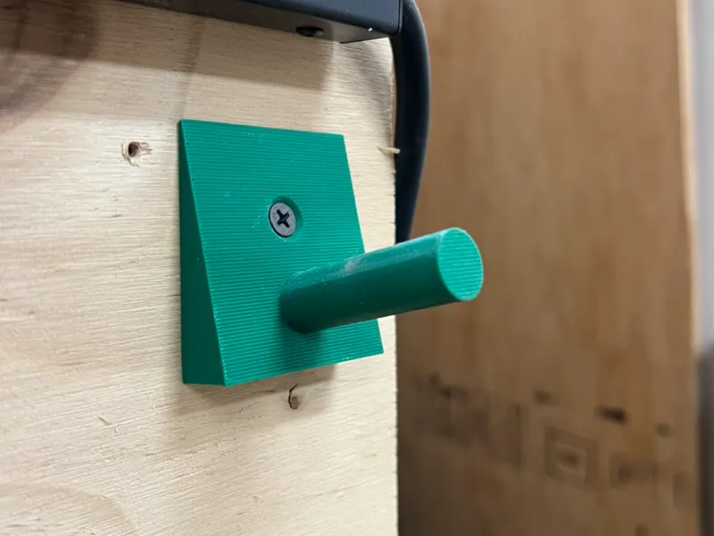 Wall Mount Peg Angled Up
