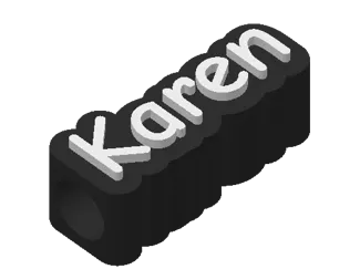 Nombre para lapicera Bic "Karen"