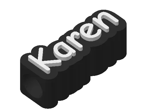 Nombre para lapicera Bic "Karen"