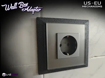 Wall box US - EU adapter