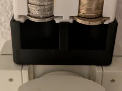 Coin dispenser base
