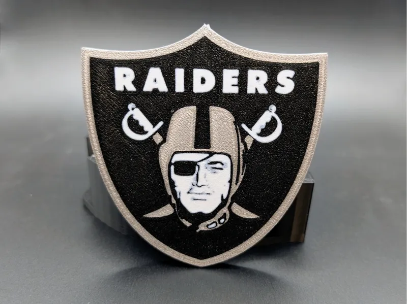 Las Vegas Raiders Shield Coaster with Holder