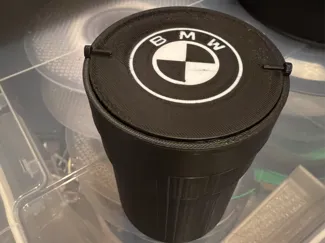 Car Trash Bin  – Cup Holder Fit with Rotating Lid