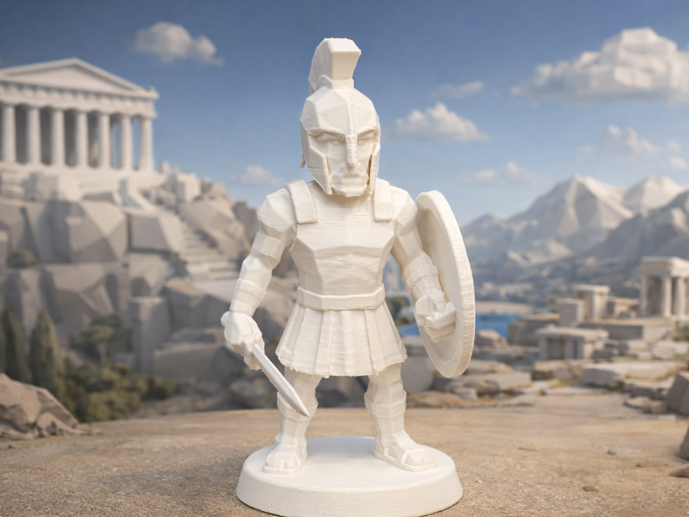 Lowpoly Warrior