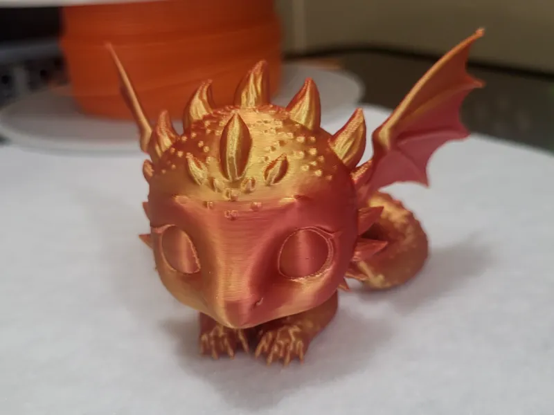 Resting baby dragon