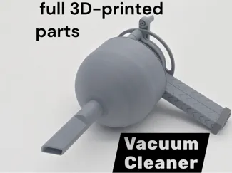 Full 3D-printed handheld cleaner
