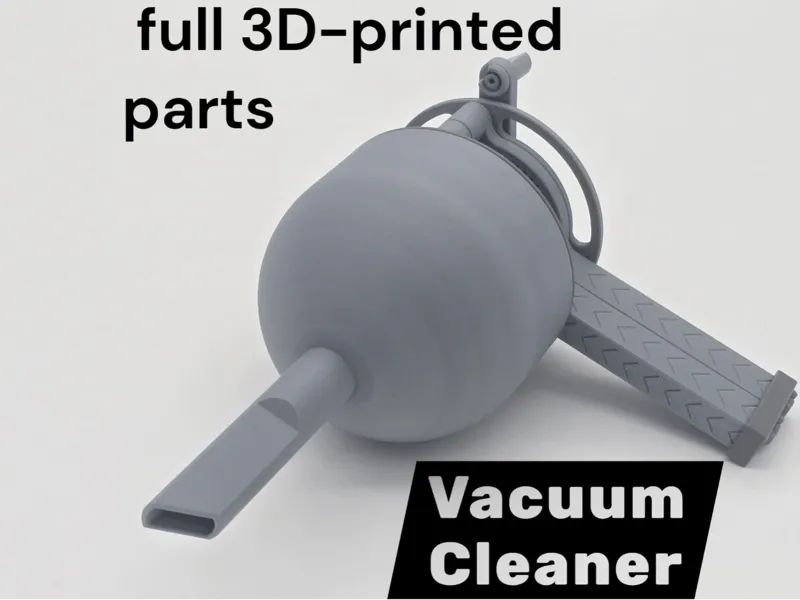 Full 3D-printed handheld cleaner