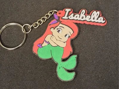 mermaid keychain