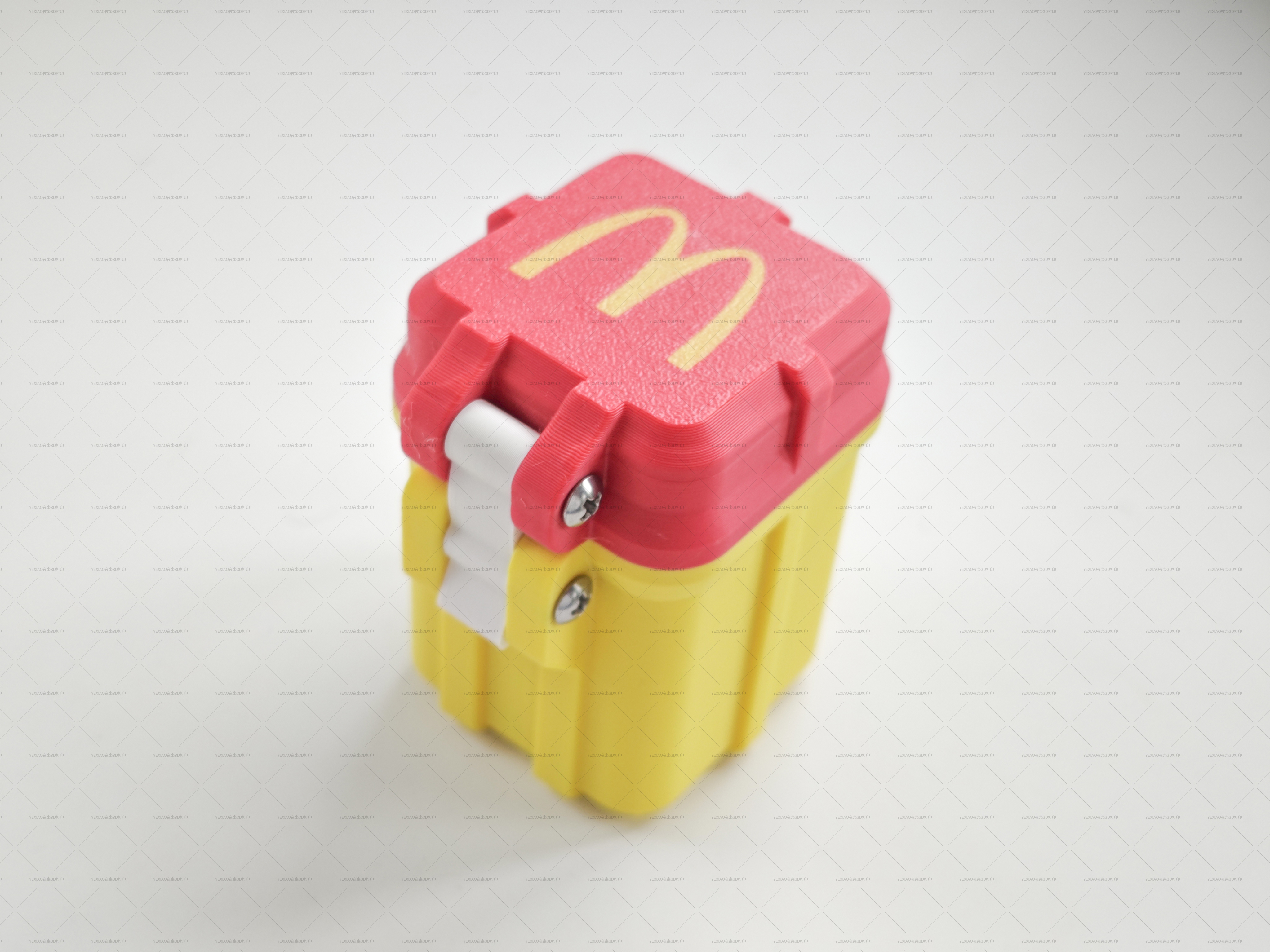 Miniatura 4 do modelo 3D 马里奥兄弟路易吉主题的18650电池收纳盒