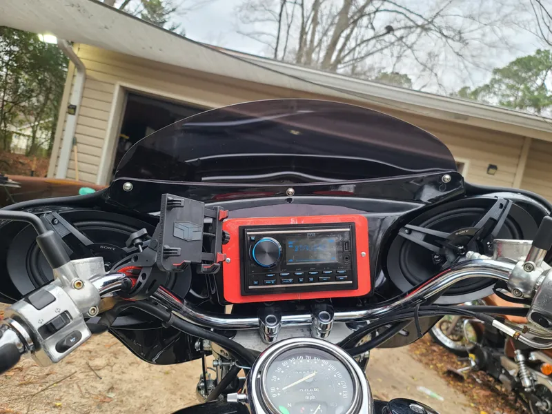 Vulcan 1500 Aftermarket Fairing Radio bezel