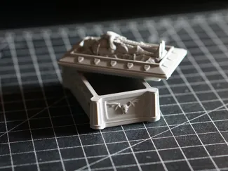 HeroQuest Inspired Tomb with working lid