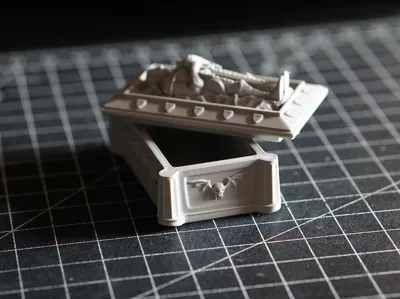 HeroQuest Inspired Tomb with working lid