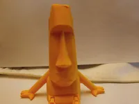 Moai articulé façon gâteau — photo 2