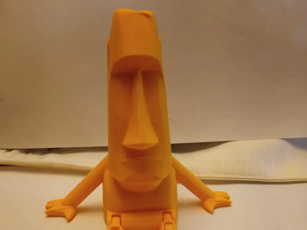 Moai articulé façon gâteau