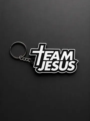 Llavero: TEAM JESUS keychain — vista de referencia 2