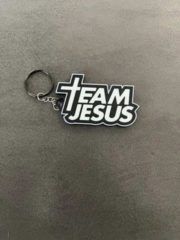 Llavero: TEAM JESUS keychain — vista de referencia 3