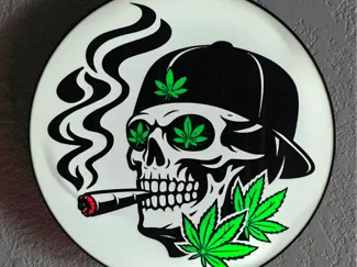 Skull & Smoke Glow Box