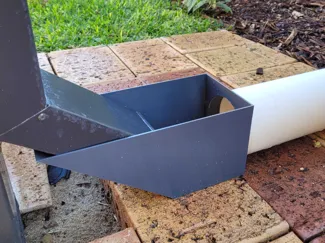 Downpipe rainhead/sump