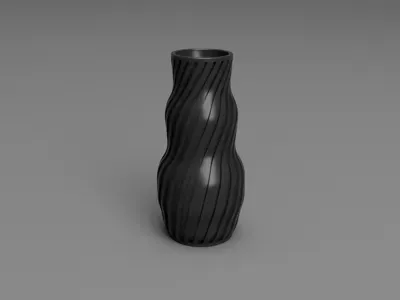 Twisted Spiral Vase