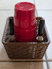2 pen holders, same side