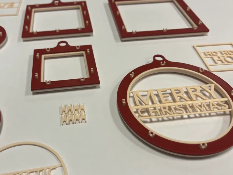 Connector 1mm - Christmas ornament
