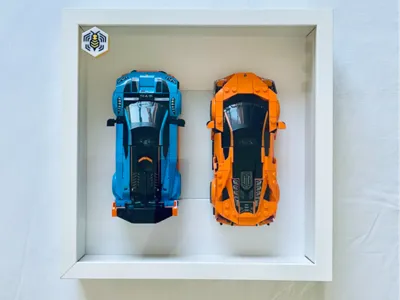 LEGOs Speed Champions Display for IKEA SANNAHED