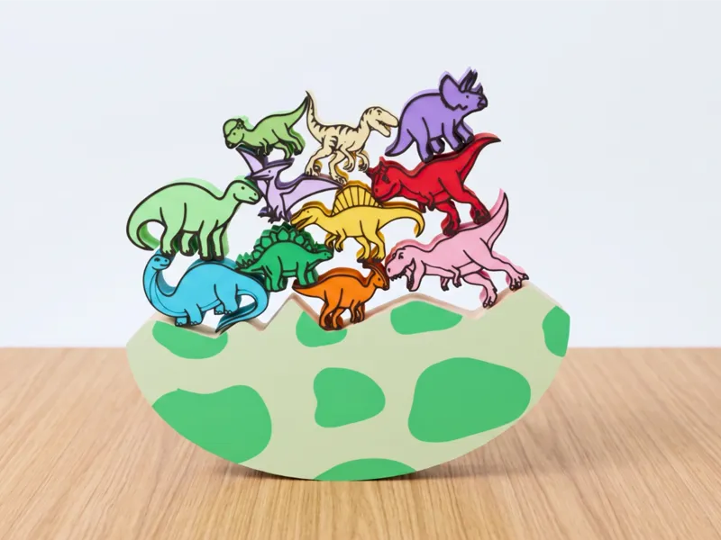 Dinosaur Stacking Toy