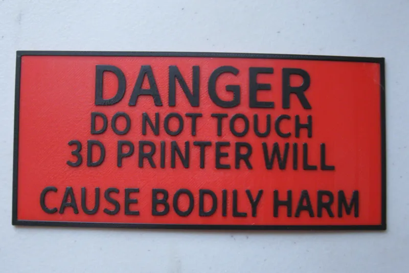 no touch sign