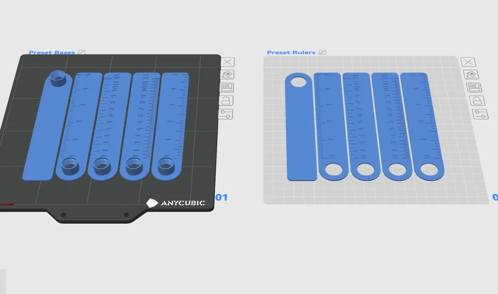 Foldable Modular Ruler & Stencil Set - Free 3D Print Model - MakerWorld