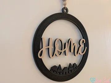 Letrero o emblema decorativo: Modern HOME Village Wall Decor — vista de referencia 5