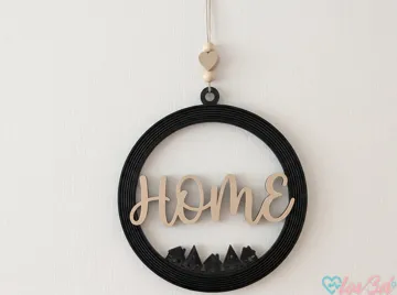 Letrero o emblema decorativo: Modern HOME Village Wall Decor — vista de referencia 3
