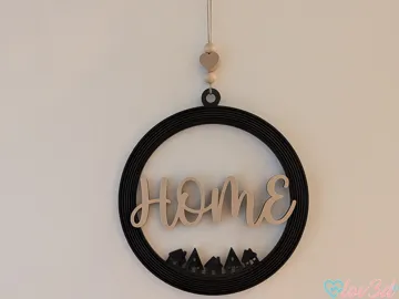 Letrero o emblema decorativo: Modern HOME Village Wall Decor — vista de referencia 4