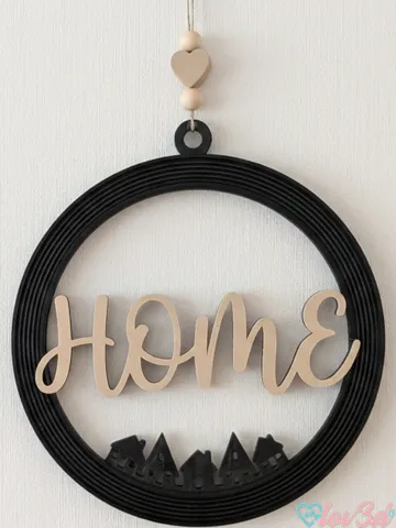 Letrero o emblema decorativo: Modern HOME Village Wall Decor — vista de referencia 2
