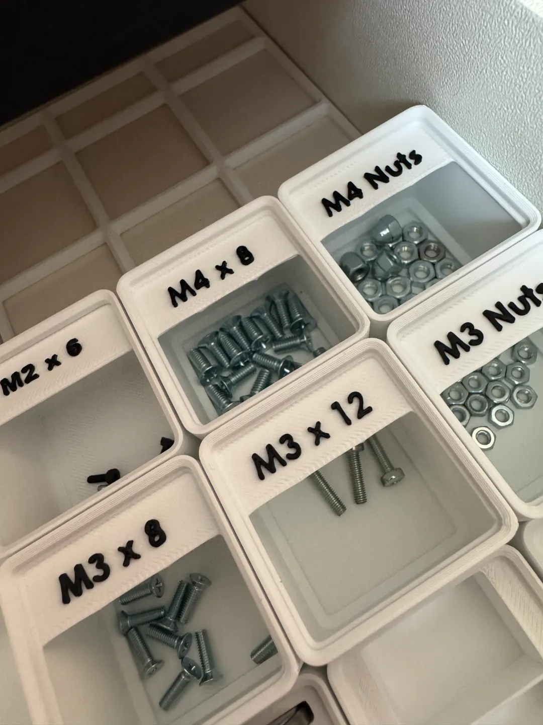 Gridfinity Metric Screw Bins view 2