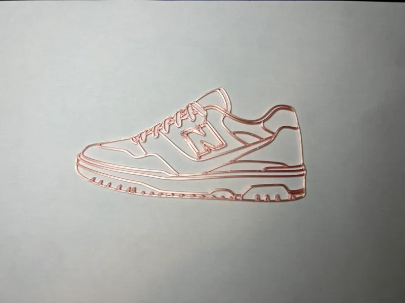 New Balance 550 wall art
