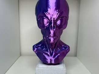 Alien Deko Statue