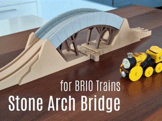 Stone Arch Brio Train Bridge