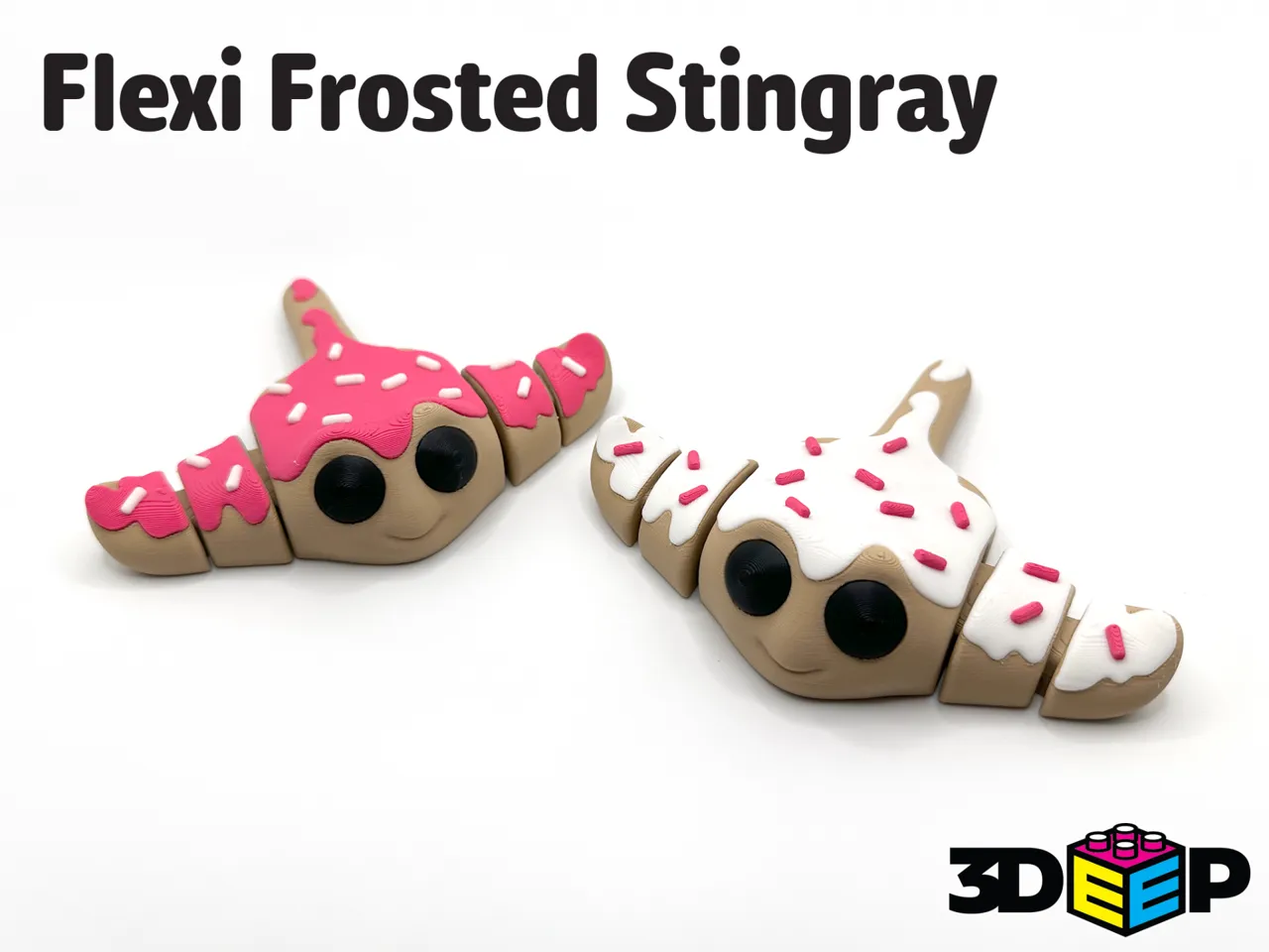 Flexi Baby Stingray & Keychain - No Supports view 3