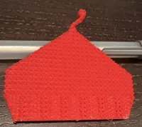 WWII Resistance Hat Lapel Pin - Knit Textured in PLA or PETg