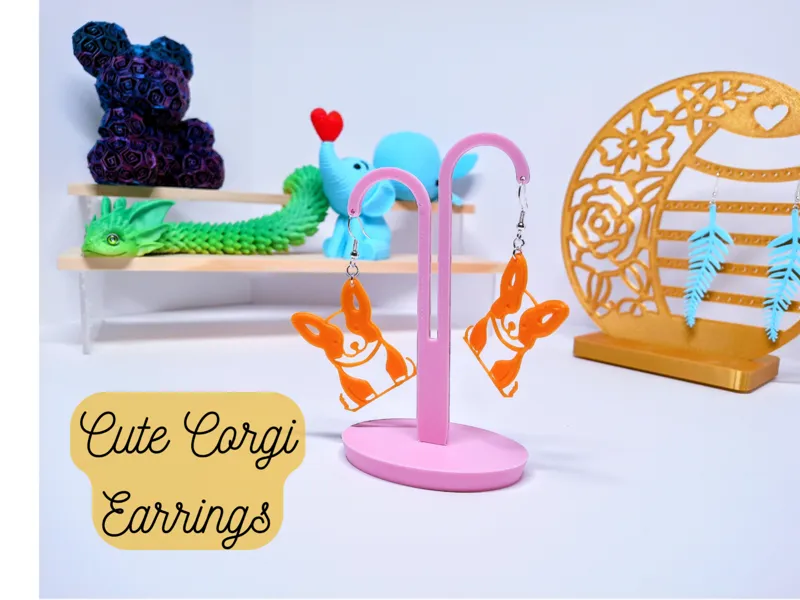 Corgi Earrings