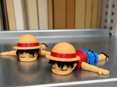 Print your flexi buddy - Sleepy Luffy 
