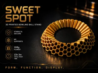 Bowling Ball Holder | "Sweet Spot"